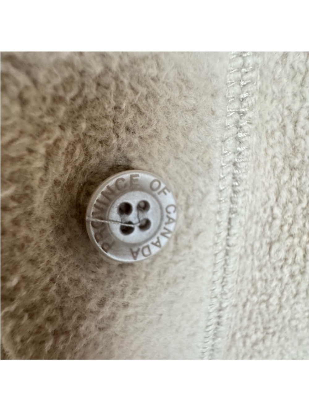 Province of Canada Reverse Cotton Fleece Jacket Quiet Luxury Minimalist S-M - Picture 4 of 8